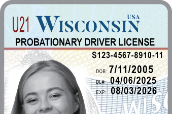 Wisconsin's driver's license cropped